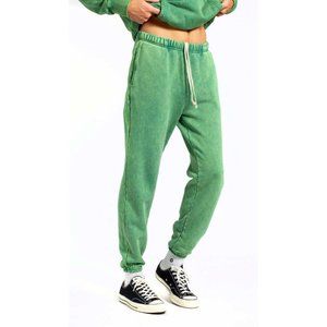Les Tien Classic Sweatpants Aloe Stone Size Small Cotton Fleece SSENSE